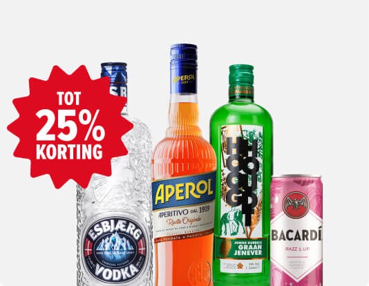 Actieknallers. De beste mixdrank aanbiedingen van deze week.